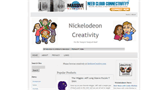 Desktop Screenshot of nickelodeoncreativity.com