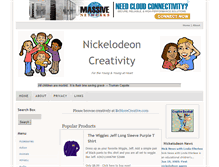 Tablet Screenshot of nickelodeoncreativity.com